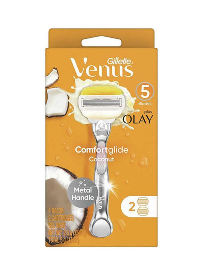 Gillette Venus Comfort Glide Women's Razor Handle & Refills