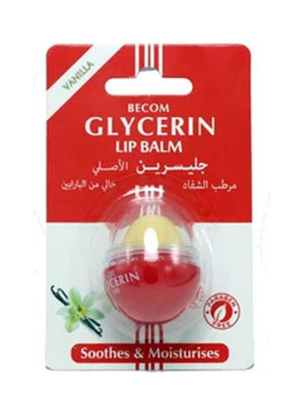 Glycerin Lip Balm Rose 10g - Luxurious Skincare