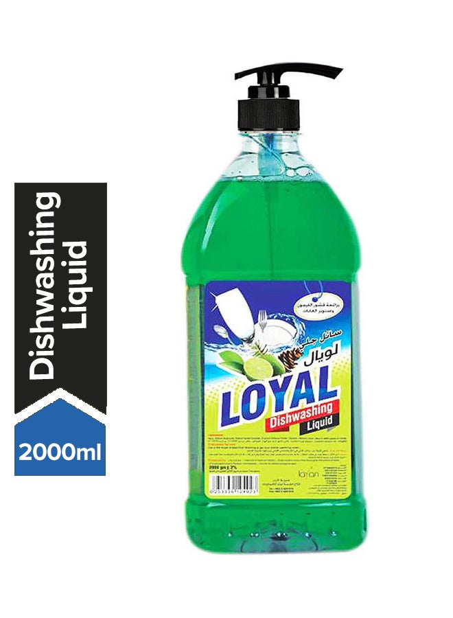 Loyal Dishwashing Liquid Green 2000ml