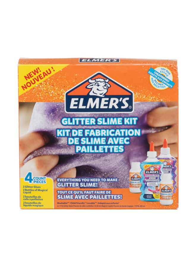 Elmers 4-Piece Glitter Slime Kit - Premium Fun