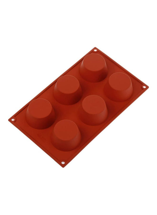 Silikomart Muffin Mould Red 33x18cm
