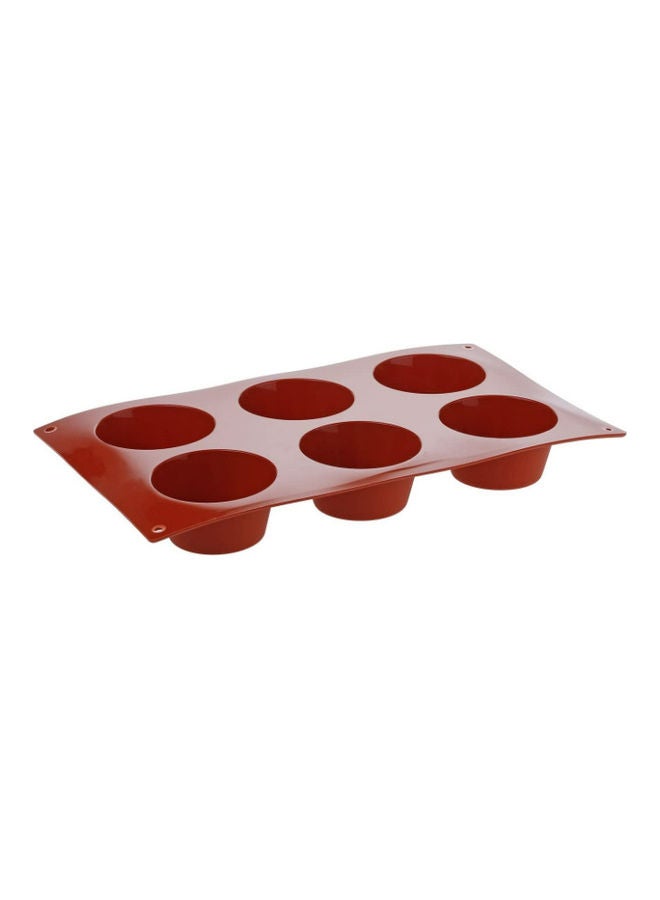 Silikomart Muffin Mould Red 33x18cm