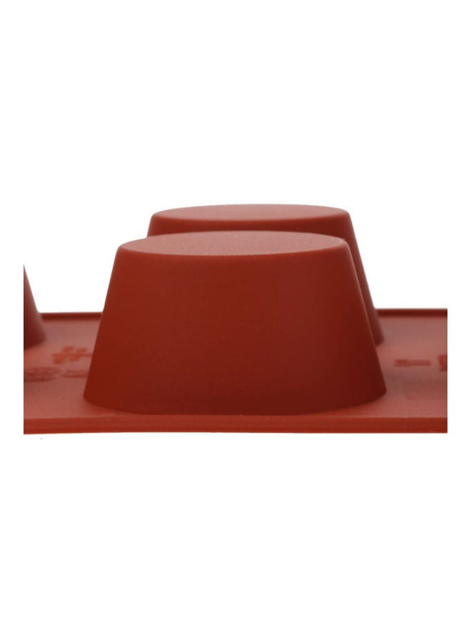Silikomart Muffin Mould Red 33x18cm