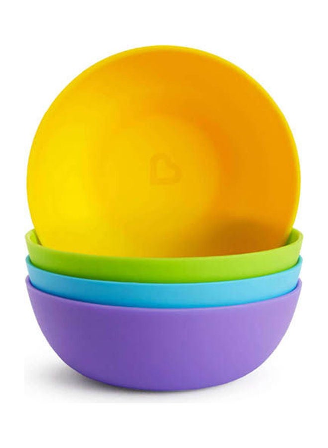 Munchkin Multi Toddler Bowls 4 Pack - BPA Free