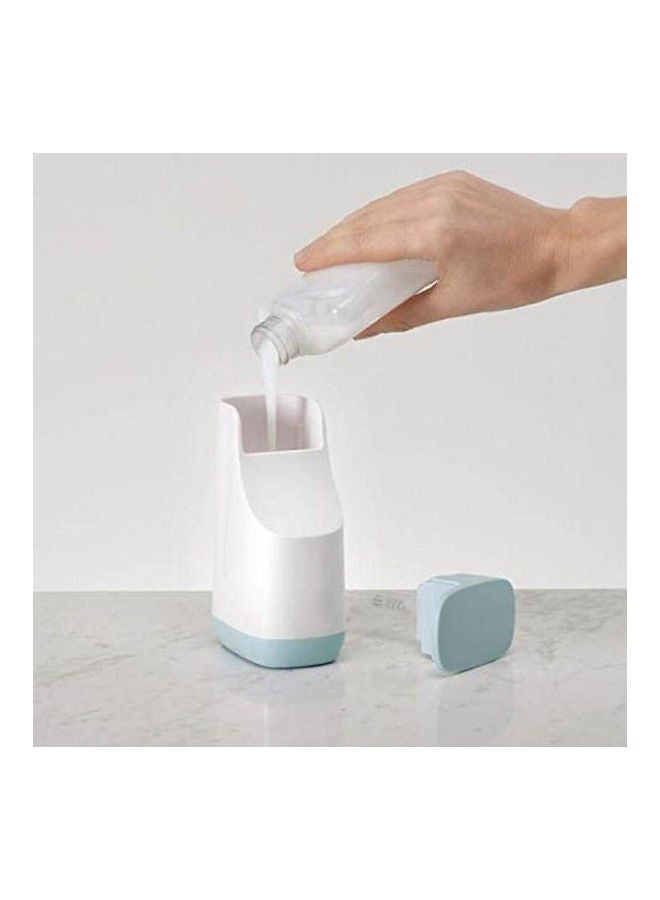 Joseph Joseph Slim Soap Dispenser White Blue