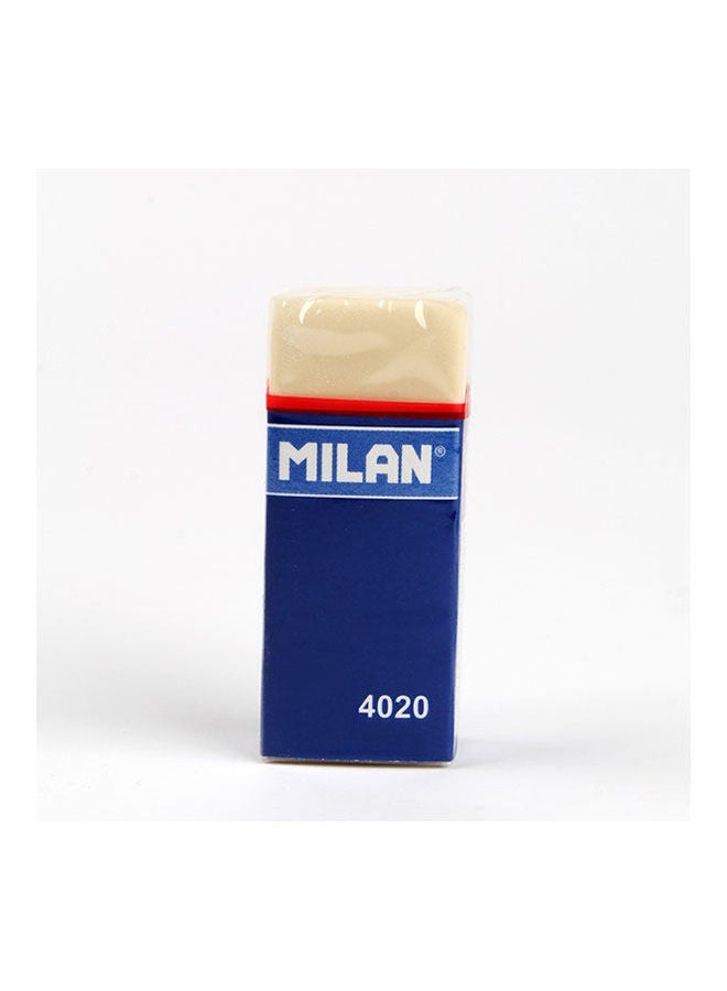 MILAN Soft Synthetic Rubber Eraser 4020 Blue
