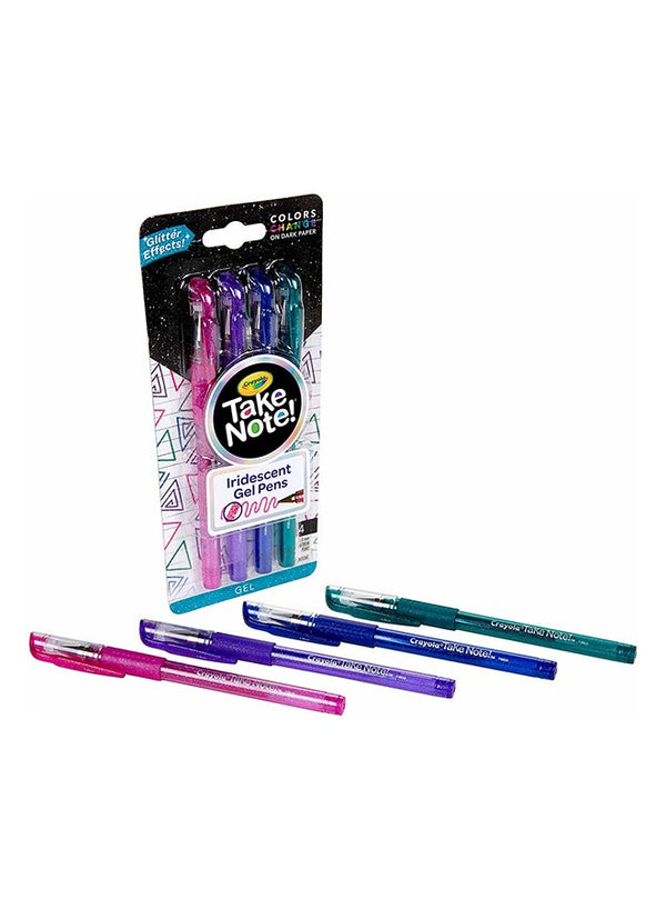 Crayola 4 Count Iridescent Gel Pens