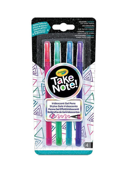 Crayola 4 Count Iridescent Gel Pens