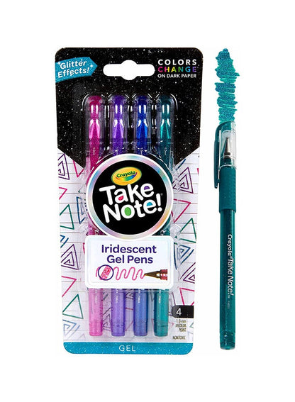 Crayola 4 Count Iridescent Gel Pens