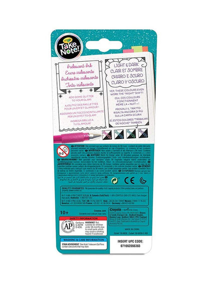 Crayola 4 Count Iridescent Gel Pens