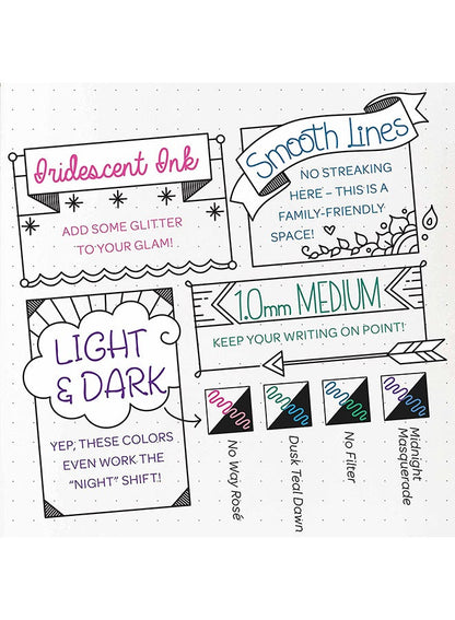 Crayola 4 Count Iridescent Gel Pens