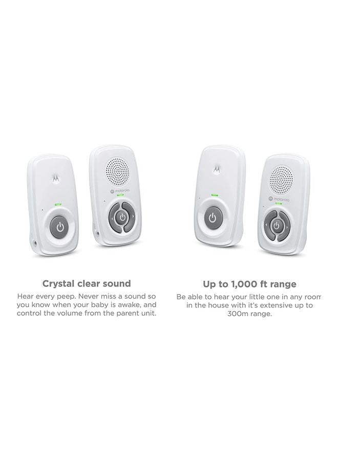 Motorola Nursery Digital Audio Baby Monitor - White
