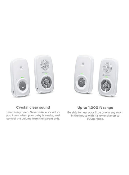 Motorola Nursery Digital Audio Baby Monitor - White