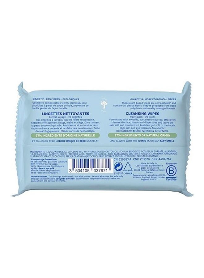 Mustela Cleansing Wipes x 60 for Babies