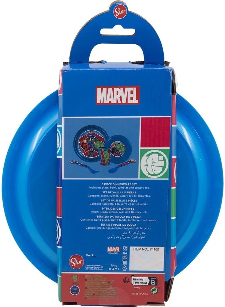 STOR Avengers 5 Piece Food Set for Kids