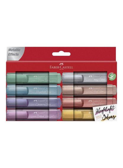 FABER-CASTELL Highlighter 46 Metallic - 8Pcs
