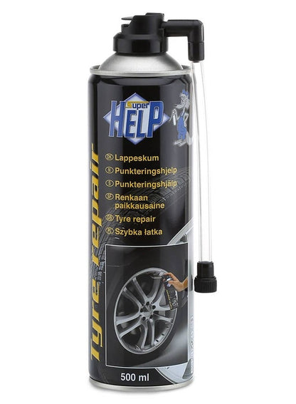 SUPER HELP Tyre Inflator And Sealer 500 ML