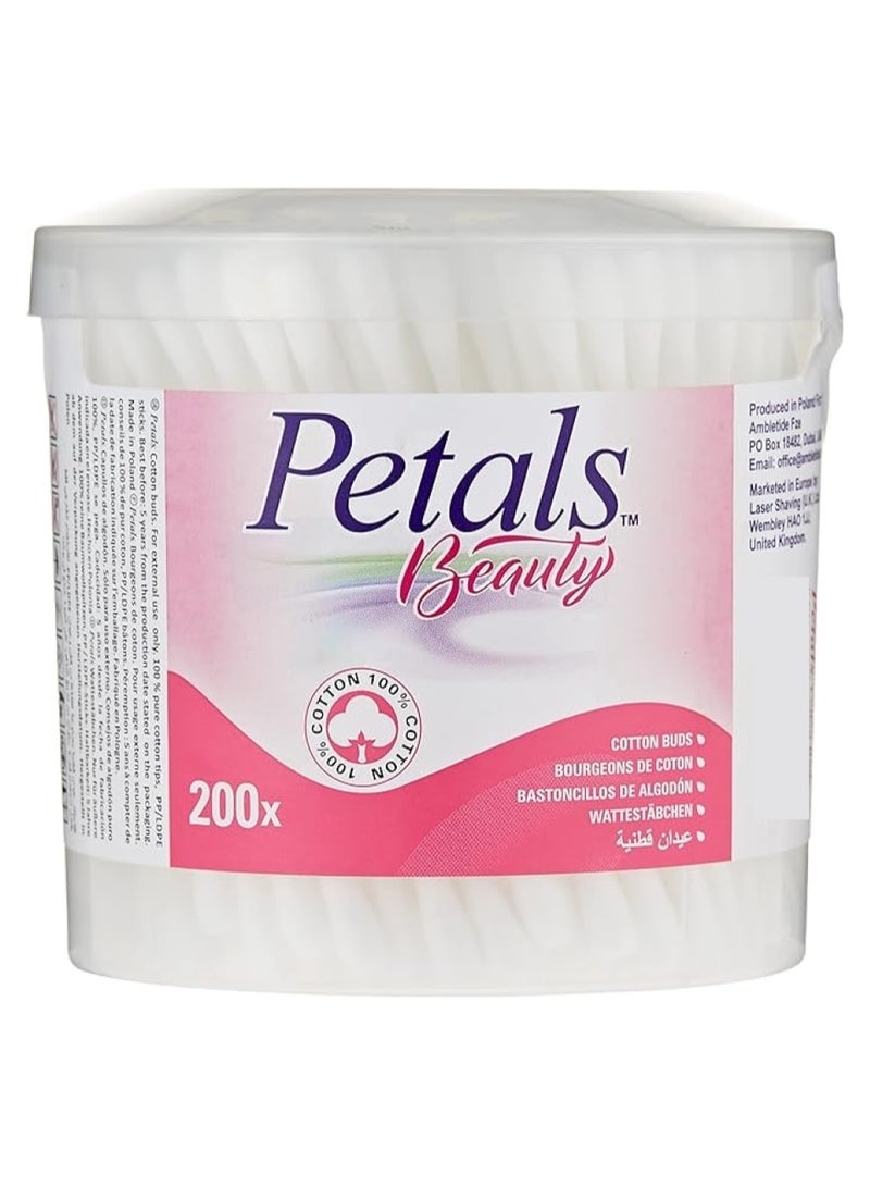 Petals Cotton Buds 200 Pieces Pack