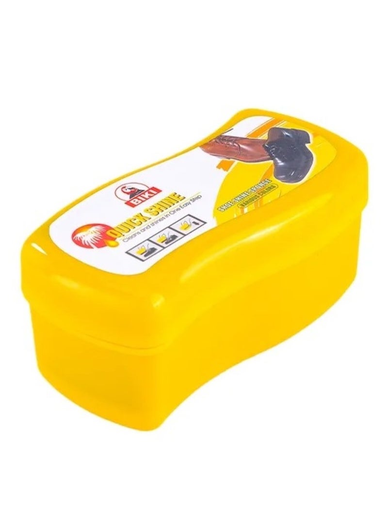 Biki Shoe Shine Sponge - Clean & Shine Easily