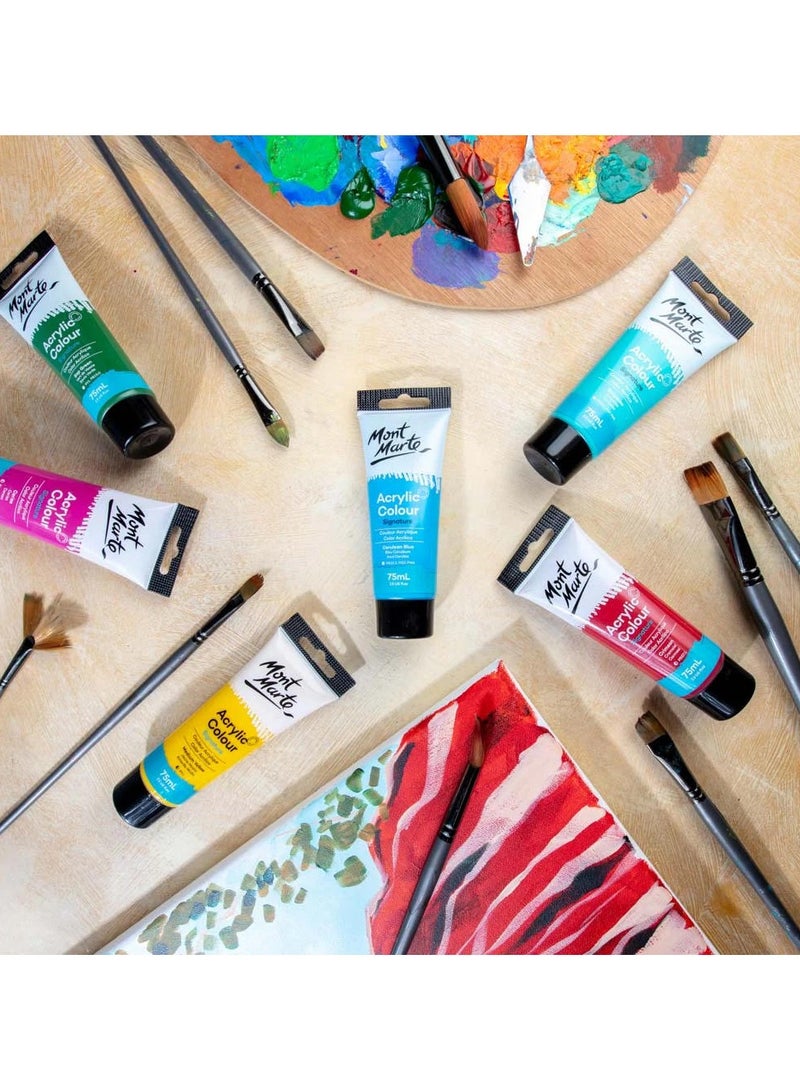 Mont Marte Cerulean Blue Acrylic Paint 75ML