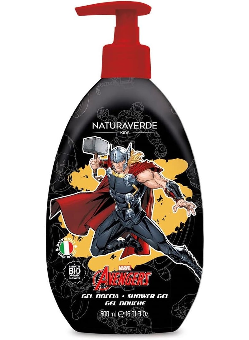 NATURAVERDE Marvel Avengers Shower Gel Bio 500 ML
