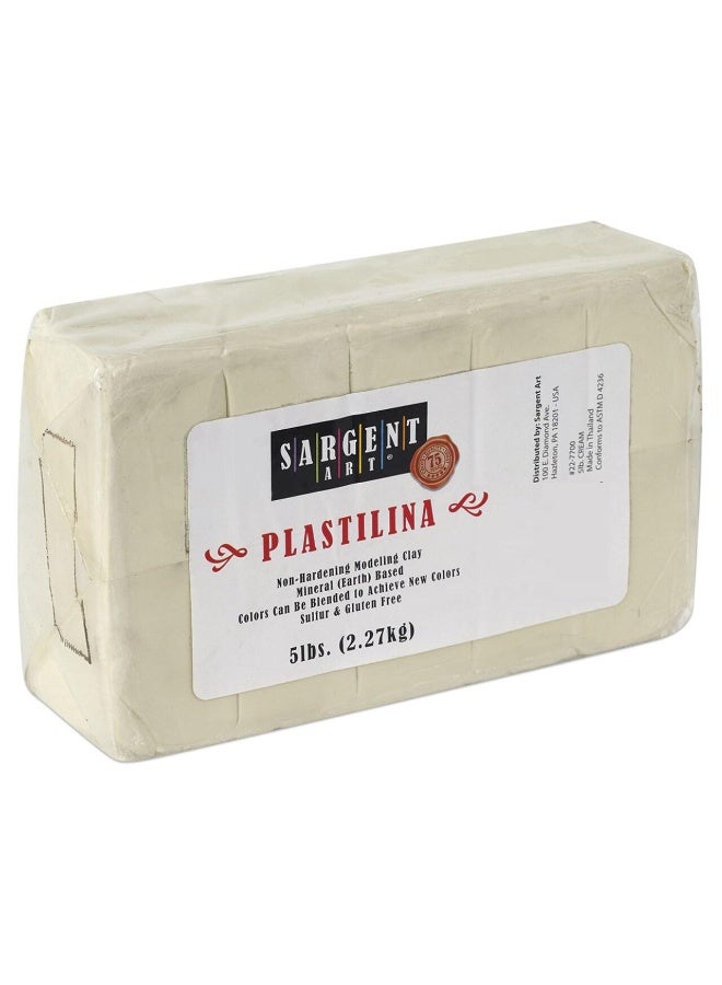 SARGENT ART Non Hardening Plastilina Modeling Clay Cream