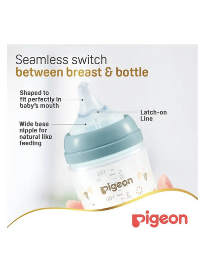 Pigeon Softouch Wide Neck Plastic Nursing Bottle 160ML