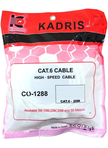 KADRIS Cat6 1000 Mbps Ethernet Cable 20 Meter
