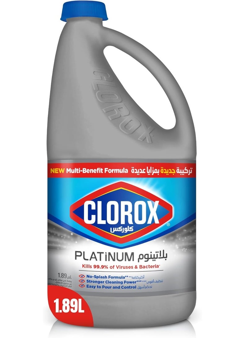 Clorox Platinum Bleach Liquid Formula 1.89L