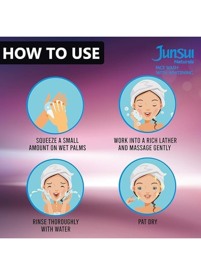 Junsui Naturals Face Wash With Whitening Radiance