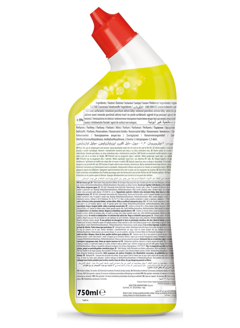 WC Net Liquid Basin Cleaner Intense Lime 750 ML
