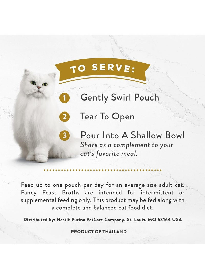 Delicious Purina Fancy Feast Broths for Cats
