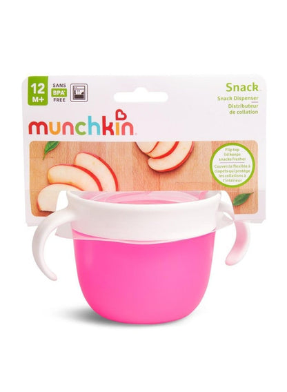 Munchkin Snack Dispenser White / Pink