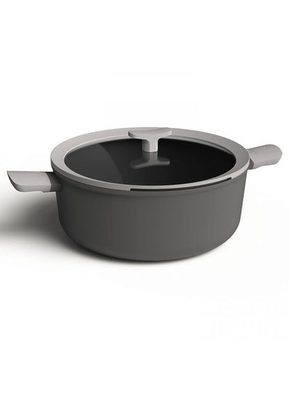 Berghoff Covered Stockpot Leo Line 28cm Fernogreen