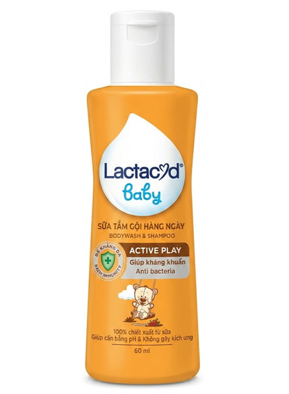 active play, baby body, baby body wash, body wash, body wash shampoo, cool dry, dermatologically tested, dry skin, hypoallergenic, lactacyd, shampoo active, shampoo active play, skin key, wash shampoo, wash shampoo active
