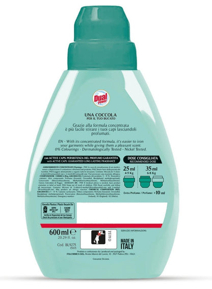 Dual Power Concentrated Fabric Conditioner 600 ML