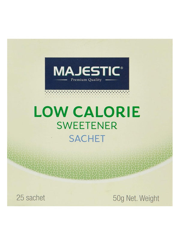 Majestic Low Calorie Sweetener Sachets - 25 Sachets