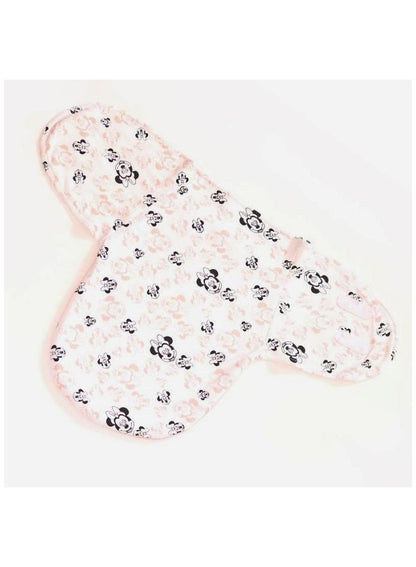 Disney Baby Swaddle White Pink - Premium Baby Bedding