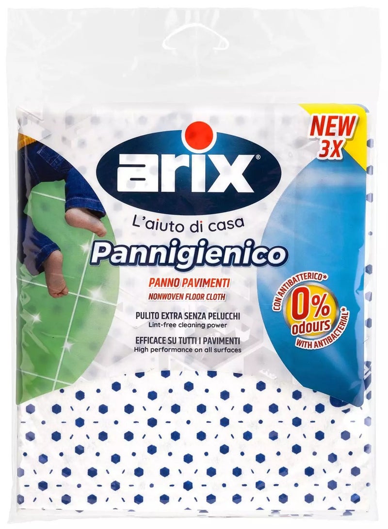Arix Non Woven Reusable Floor Cloths Pack of 3