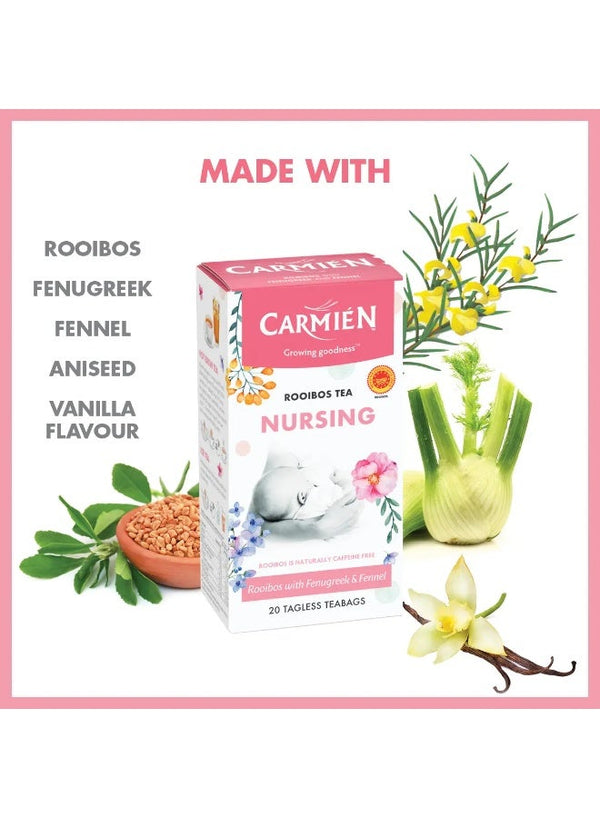 Carmién Nursing Rooibos Tea with Fenugreek & Fennel
