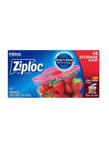 Ziploc Easy Open Storage Bags 48 Count
