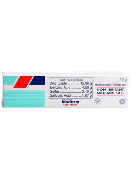 15g treat, 15g tube, antibacterial, bioderm ointment, bioderm ointment 15g, dead skin, dr s wong s, fight acne, first aid, home work, ointment 15g, skin care, skin zinc, skincare, zinc oxide