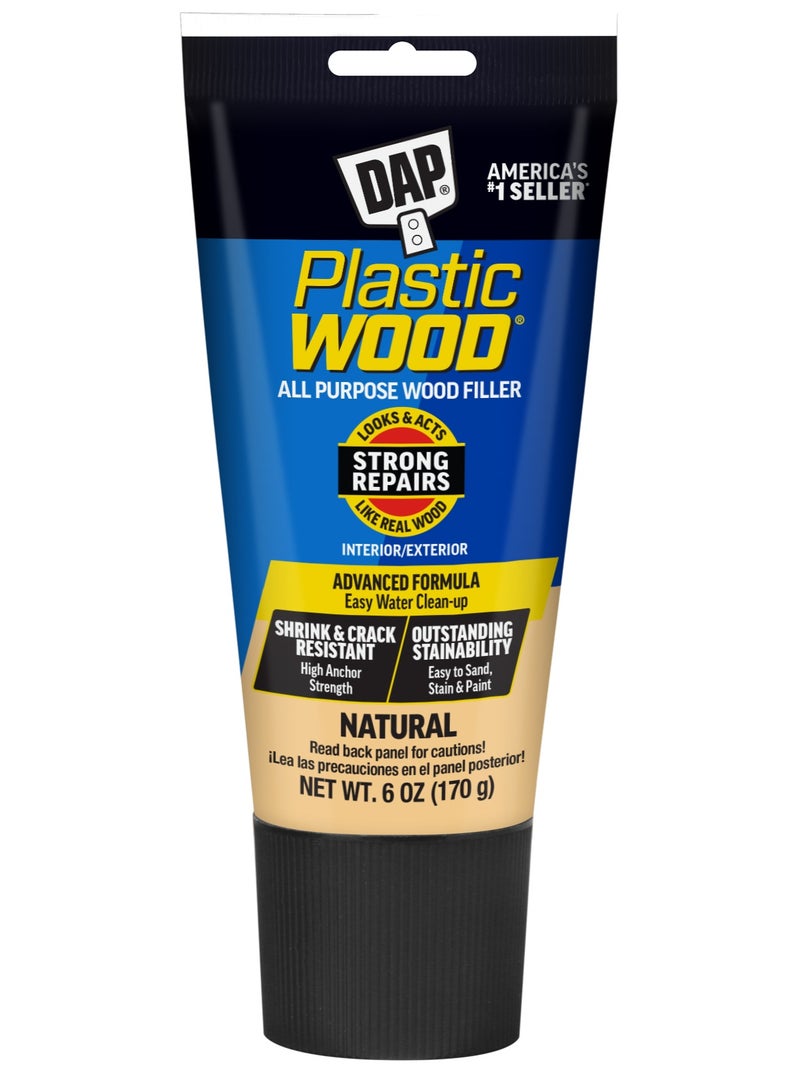 Dap Plastic Wood Filler Natural 170 G