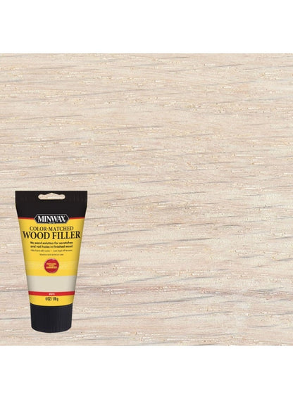Minwax Color Matched Wood Filler White 170 G