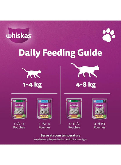 Whiskas Fishy Selection in Jelly 12x80g