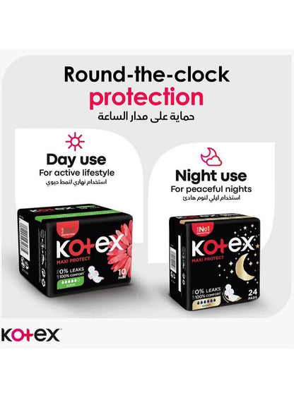 Kotex Maxi Protect Pads Super with Wings