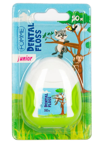 avoid gum, dental floss, dental floss 50m, enamel bad, floss 50m, floss mint, fomme, fresh mint, junior dental, junior dental floss, mint waxed, oral care, teeth even, teeth gaps, waxed mint