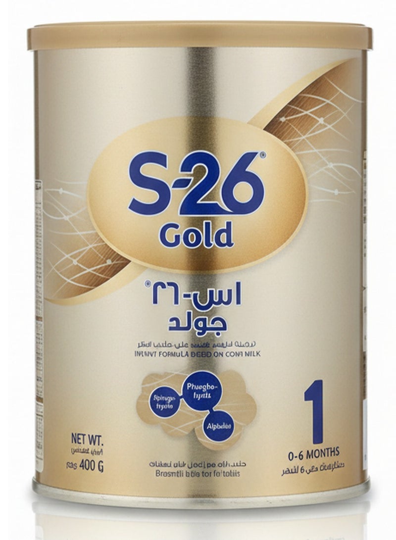 S26 Gold Stage 1 Milk 400 G - Premium Infant Formula