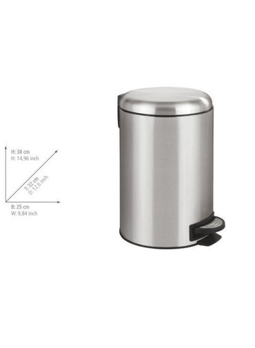 Wenko Pedal Bin Leman 12 L Silver
