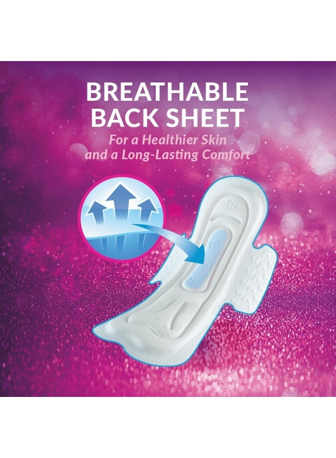 Private Sanitary Maxi Pocket Night Pads 48 Count
